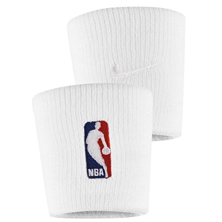 NIKE WRISTBANDS NBA WHITE/WHITE