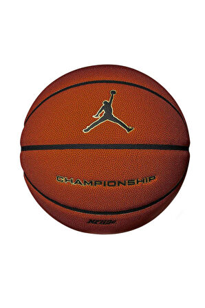Nike JORDAN CHAMPIONSHIP 8P DEFLATED NFHS Unisex Basket Topu Amber / Siyah