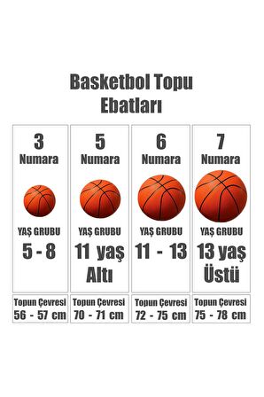 Everyday All Court 8p Unisex Mavi Basketbol Topu N.100.4369.470.07