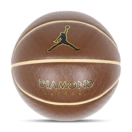 Jordan Diamond Outdoor 8P Unisex Kahverengi Basketbol Topu J.100.8252.218.07