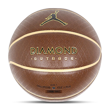 Jordan Diamond Outdoor 8P Unisex Kahverengi Basketbol Topu J.100.8252.218.07