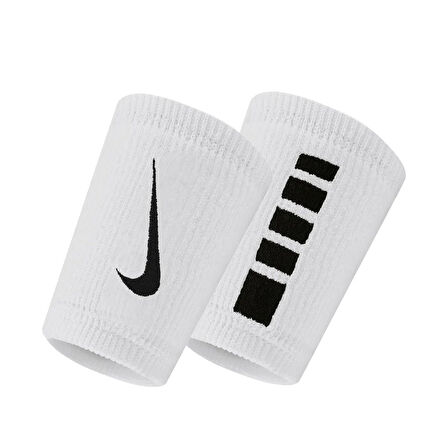 Elite Doublewide Wristbands 2 Pk Unisex Beyaz Antrenman Bileklik N.100.6700.101.OS