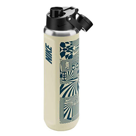 Stainless Steel Recharge Straw Bottle 24 Oz Unisex Krem Antrenman Suluk N.101.3805.237.24