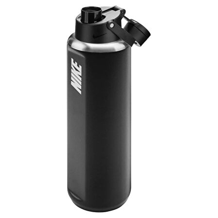 Stainless Steel Recharge Straw Bottle 32 Oz Unisex Siyah Antrenman Suluk N.101.3800.091.32