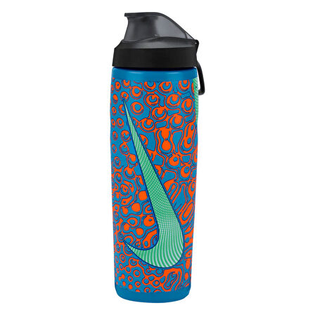 Refuel Bottle Locking Lid 32 Oz Graphic Unisex Mavi Antrenman Suluk N.101.3414.461.32