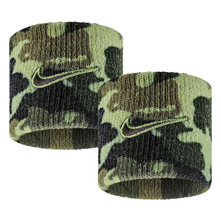 Dri-Fit Swoosh Classic 2Pk Printed Unisex Yeşil Antrenman Bileklik N.101.2408.930.OS