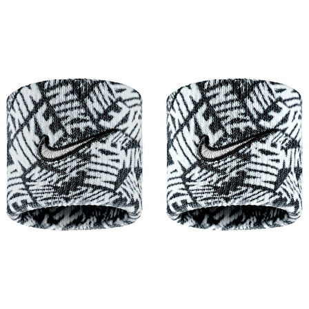 Dri-Fit Swoosh Classic 2Pk Printed Unisex Siyah Antrenman Bileklik N.101.2408.027.OS