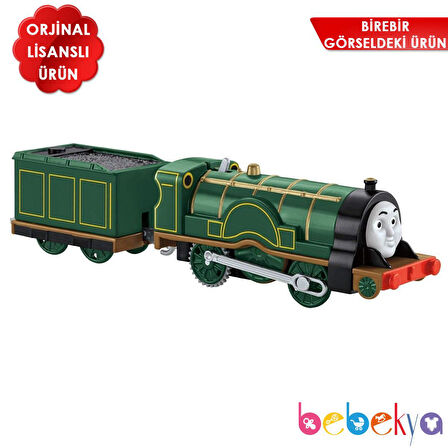 Orjinal Fisher Price Thomas ve Arkadaşları Motorlu Büyük Trenler EMILY Thomas & Friends TrackMaster Motorlu Tren