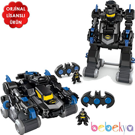 Imaginext Dc Super Friends Uzaktan Kumandalı Tanka Dönüşen Bat Bot Batman Robot Araba imaginext Batman Oyuncakları 