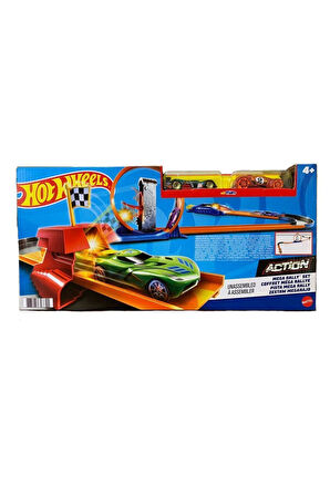 Hot Wheels Motor Yarışçıları 3in1 Oyun Seti - Turbo Race Set DNN83