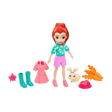 Polly Pocket Ve Hayvan Dostu Oyun Seti GDM11