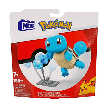 Mega Pokemon Yap ve Oyna Figürler GKY95 GYH00 Squirtle