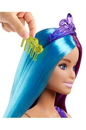 Barbie Dreamtopia Uzun Saçlı Bebek GTF37-GTF39