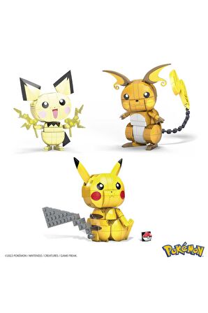 Mega Pokémon Yap Ve Oyna Figürler, Pikachu Dönüşüm 3' lüsü Gyh06