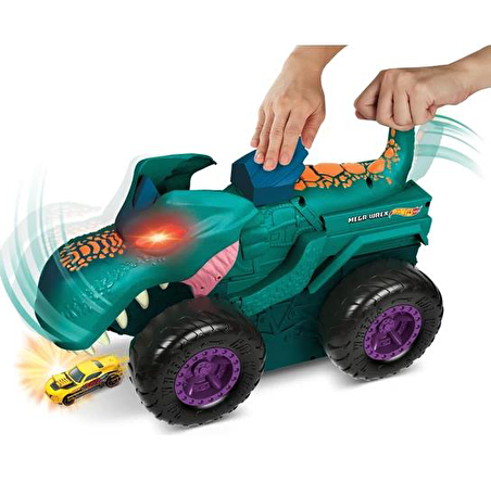 Hot Wheels Monster Trucks Araba Yiyen Mega Wrex  Köpek Balığı GYL13