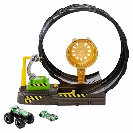 Hot Wheels Monster Trucks Çemberde Yarış Seti HBH70