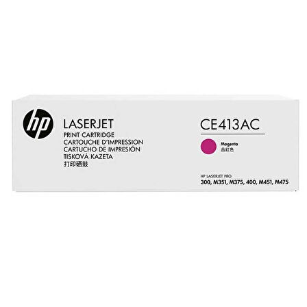 Hp CE413AC (305A) Kutusu Hasarlı Kırmızı Orjinal Toner