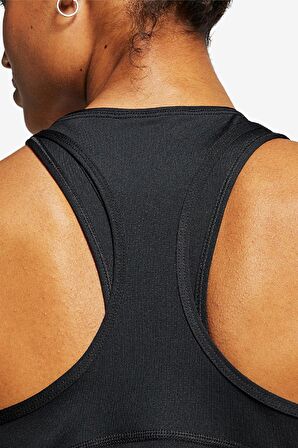 Nike Pro Dri Fit Mesh Training Tank Nefes Alabilen Siyah Kadın Atlet AO