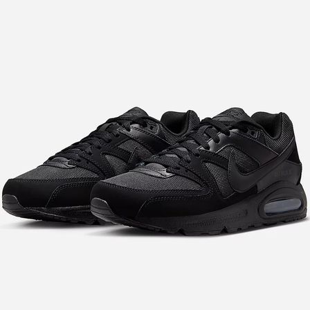 Nike Air Max Command Leather Sneaker Erkek Günlük Spor Ayakkabı Siyah