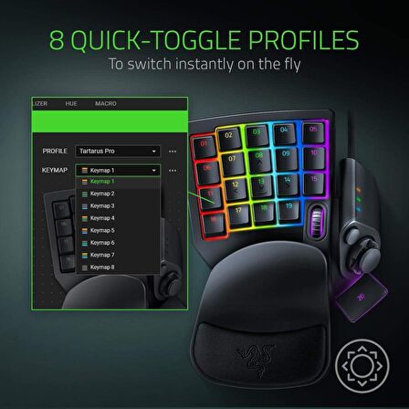 RAZER,TARTARUS PRO ANALOG KEYPAD RZ07-03110100-R3M1