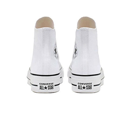 Converse Chuck Taylor All Star Platform Canvas Kadın Günlük Ayakkabı 560846C Beyaz