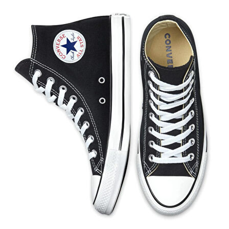 Chuck Taylor All Star Classic Wide Kadın Siyah Sneaker Ayakkabı 167491C