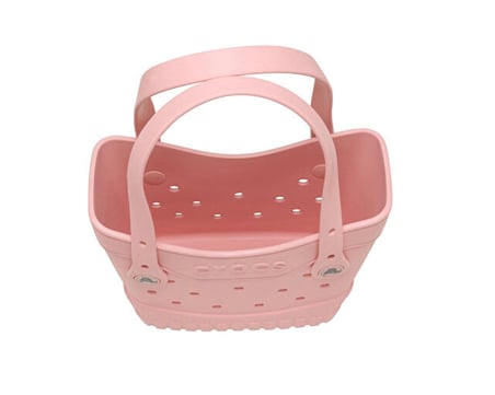Crocs SMALL EVA TOTE Omuz Çantası-En: 27 Cm, Boy: 21 Cm, Derinlik: 11 Cm CZFB0001-PINK Pembe