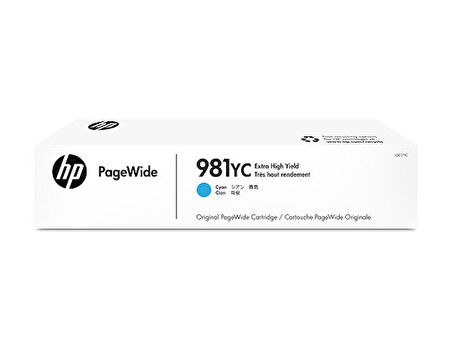 Hp 981Yc L0R17Yc Mavi Kartuş Extra Yüksek Kapasiteli
