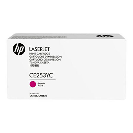 Hp CE253YC (504A) Kırmızı Orjinal Toner