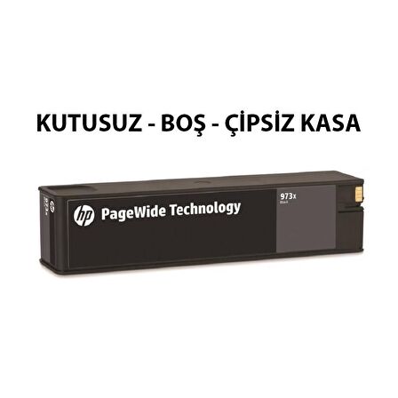 Hp 973X Black (Siyah) Boş Orijinal Kartuş Kasası Çipsiz