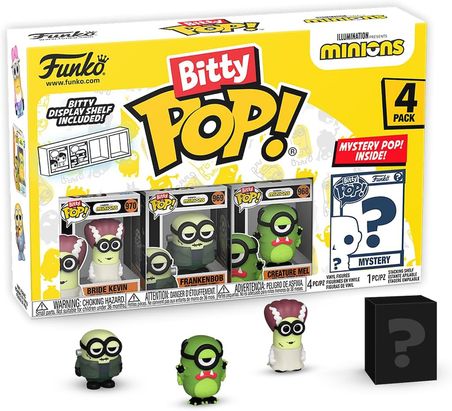 Funko Bitty POP : Minions- Frankenbob 4PK Figür