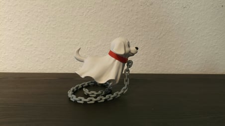 Havada Süzülen Hayalet Köpek Optik İllüzyon Dekoratif Çok Parçalı Süs