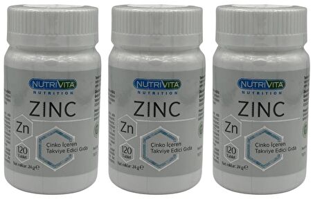 Zinc 15 Mg Çinko 3x120 Tablet