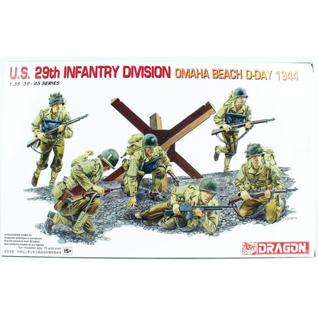 Dragon 6211 1/35 ABD 29. Piyade Tümeni (Omaha Sahili) Figür Maketi