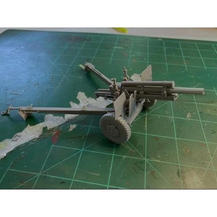 1/35 105mm Howitzer M2A1 Top ve M2A2 Römork ile Mürettebat Maketi, Dragon 6531