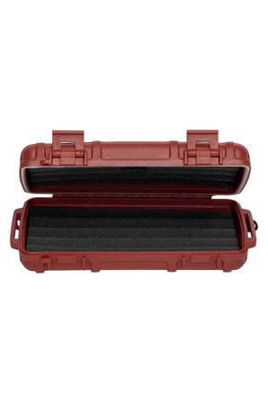 Cigar Caddy 5 Kırmızı Travel Humidor Puro Kutusu