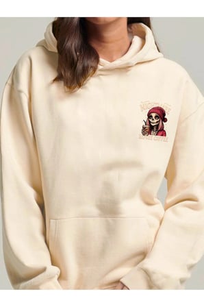 Unisex NıghtMare Baskılı kapüşonlu Sweatshirt