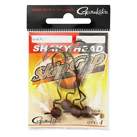 Gamakatsu Preda Gama 7g SkipGapShaky Jig Head Zoka 4/0 G-Pump