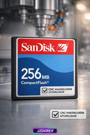 256 MB CF Compact Flash Hafıza Kartı | Fotoğraf Makinesi - Cnc Makine Uyumlu