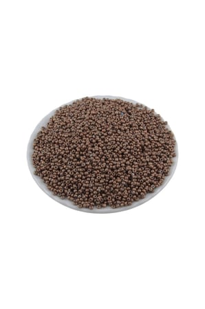 3 mm Metalik Bronz Kaplama 08 Kum Boncuk (100 Gr 6000 Adet)