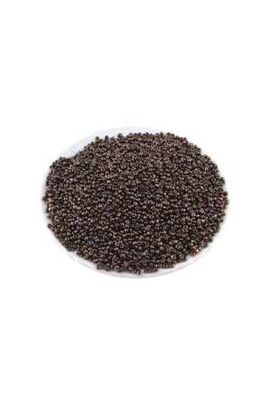 3 mm Kaplama Koyu Bakır 08 Kum Boncuk (100 Gr 6000 Adet)
