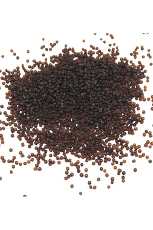 08 Kum 3 mm Acı Kahve Boncuk (100 Gr 6000 Adet )