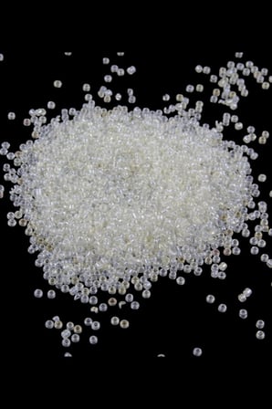 08 Kum İnci Kırık Beyaz Boncuk 3 mm (85 Gr )