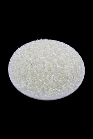 08 Kum İnci Kırık Beyaz Boncuk 3 mm (85 Gr )