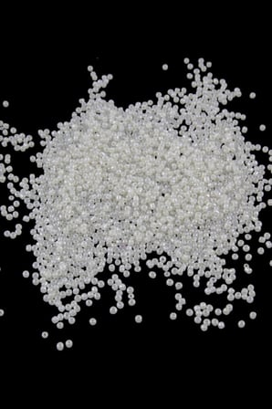 08 Kum Kırık Gümüş Boncuk 3 mm (100 Gr 6000 Adet )