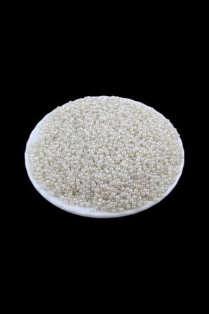 08 Kum Kırık Krem 3 mm Boncuk (90 Gr)