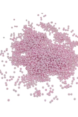 08 Kum Açık Pembe 3 mm Boncuk (100 Gr 6000 Adet)