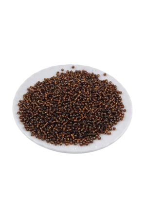 08 Kum Kristal Kahverengi 3 mm Boncuk (100 Gr 6000 Adet)