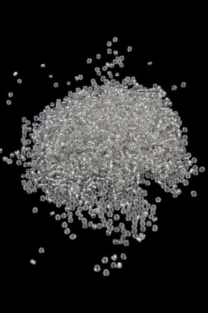 08 Kum Koyu Gümüş 3 mm Boncuk (100 Gr 6000 Adet)
