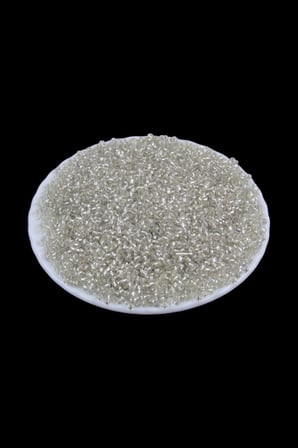 08 Kum Koyu Gümüş 3 mm Boncuk (100 Gr 6000 Adet)